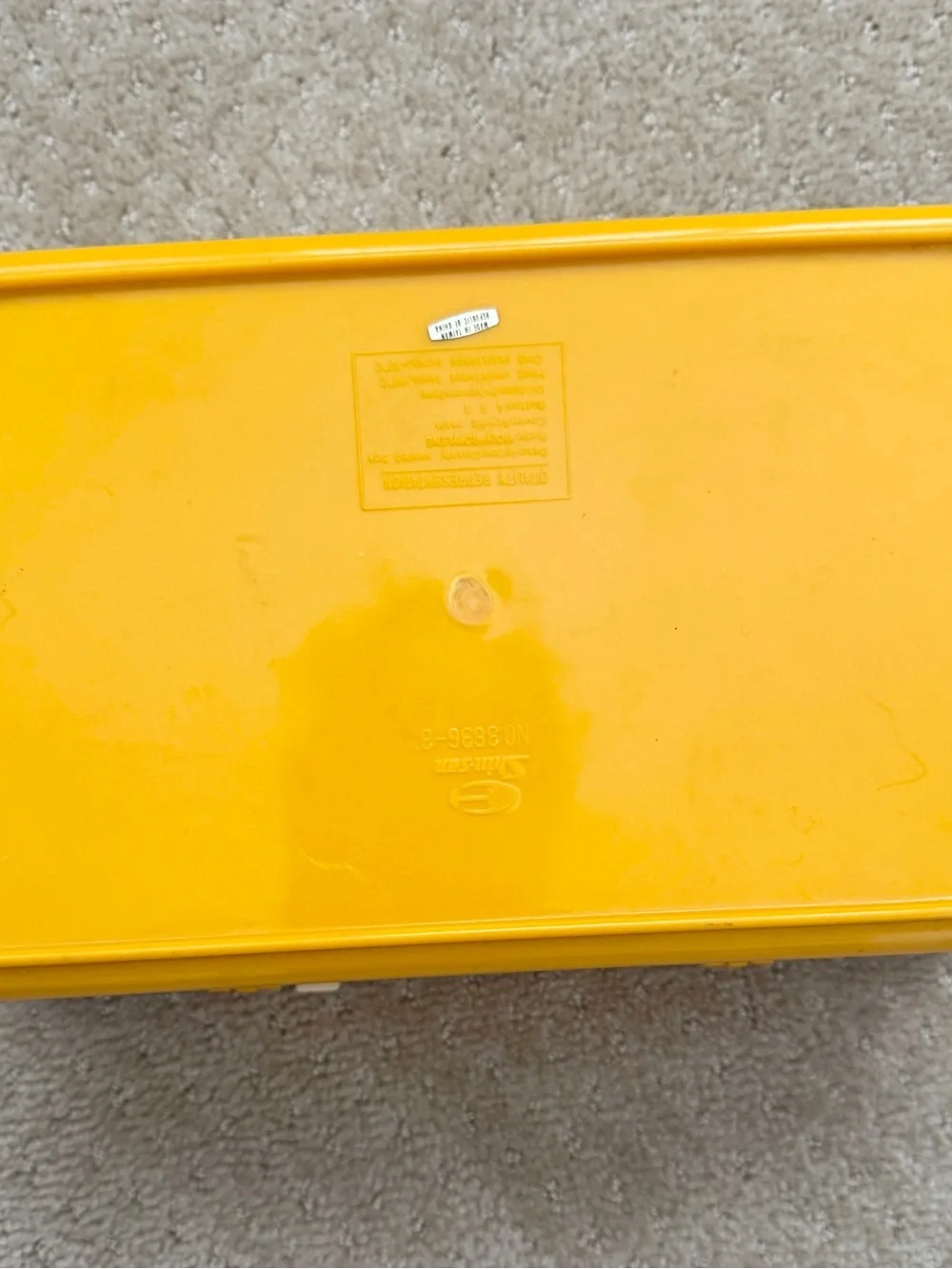 SHIN SAN Vtg Yellow Sealable Food Storage BENTO Box Containers 3 Sizes-3 in Set